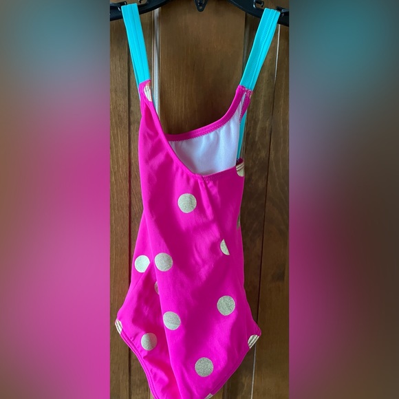 VGUC 3-4Y Mini Boden Crossback Print One-Piece Swimsuit - Picture 3 of 6